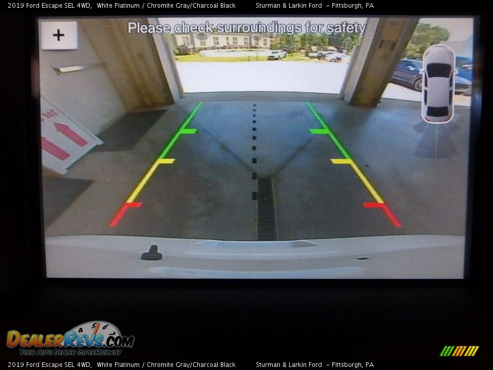 2019 Ford Escape SEL 4WD White Platinum / Chromite Gray/Charcoal Black Photo #12
