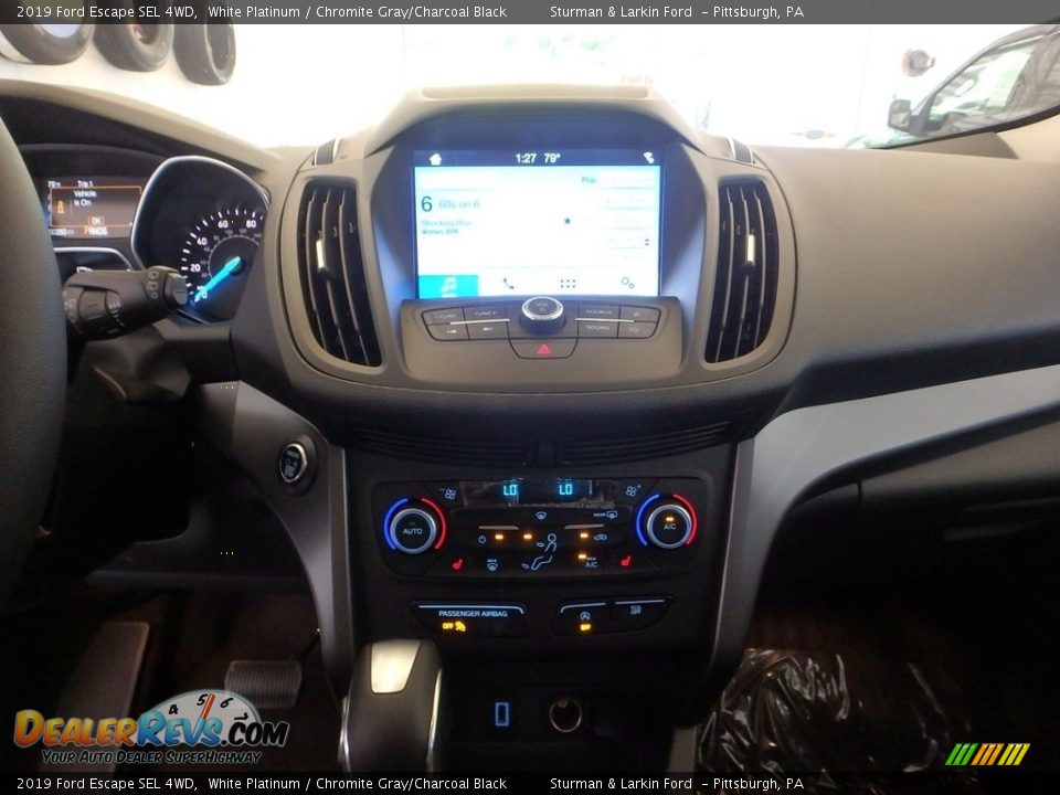 2019 Ford Escape SEL 4WD White Platinum / Chromite Gray/Charcoal Black Photo #13