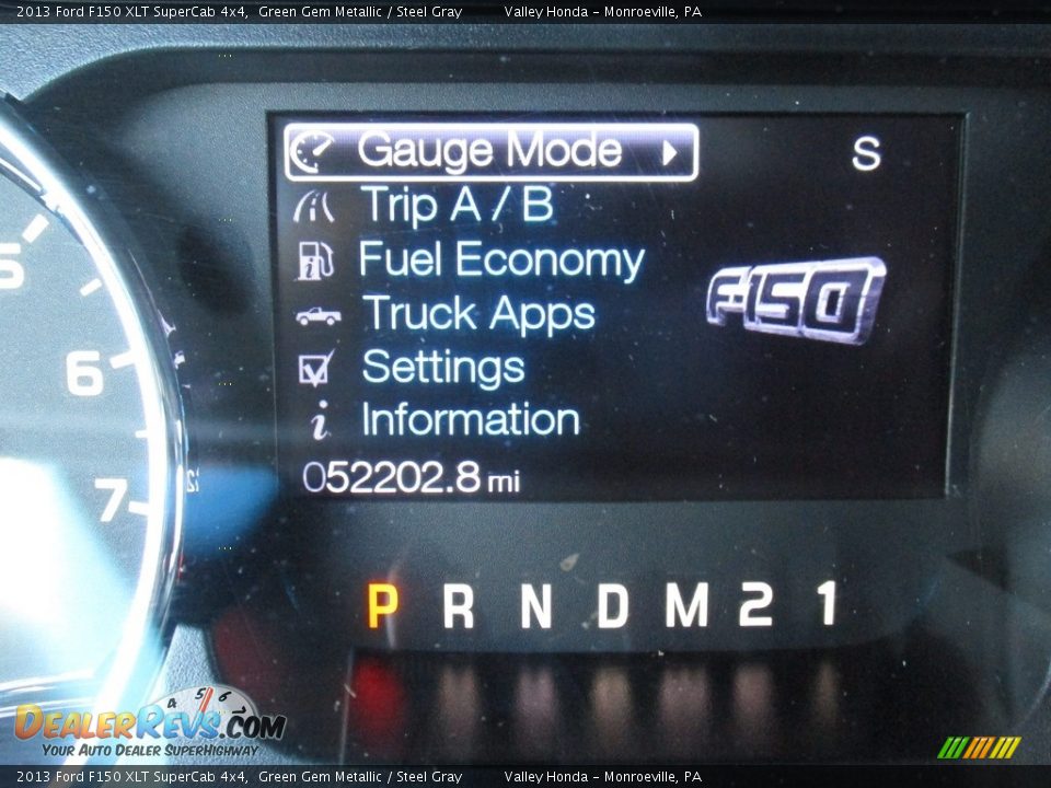 2013 Ford F150 XLT SuperCab 4x4 Green Gem Metallic / Steel Gray Photo #20