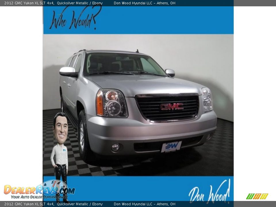 2012 GMC Yukon XL SLT 4x4 Quicksilver Metallic / Ebony Photo #1