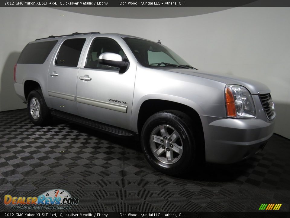 2012 GMC Yukon XL SLT 4x4 Quicksilver Metallic / Ebony Photo #3