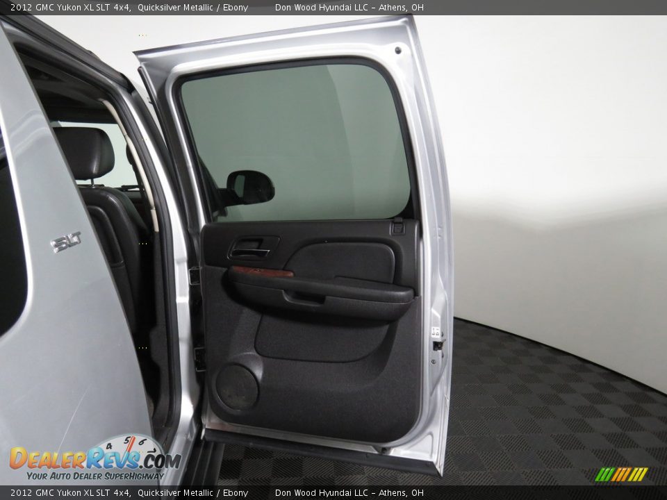 2012 GMC Yukon XL SLT 4x4 Quicksilver Metallic / Ebony Photo #23