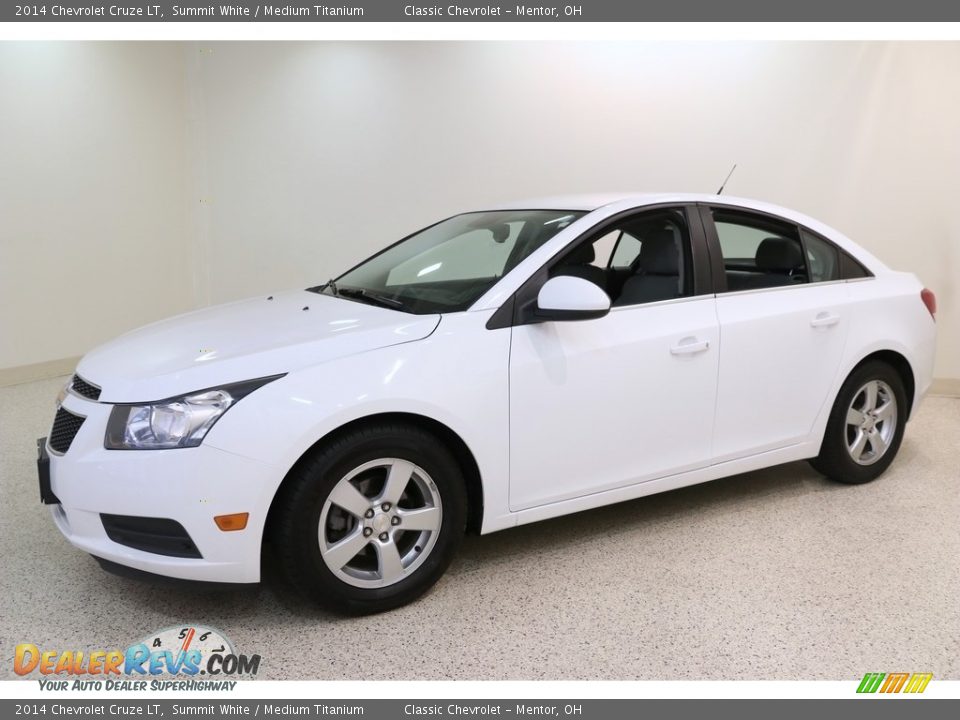 2014 Chevrolet Cruze LT Summit White / Medium Titanium Photo #3