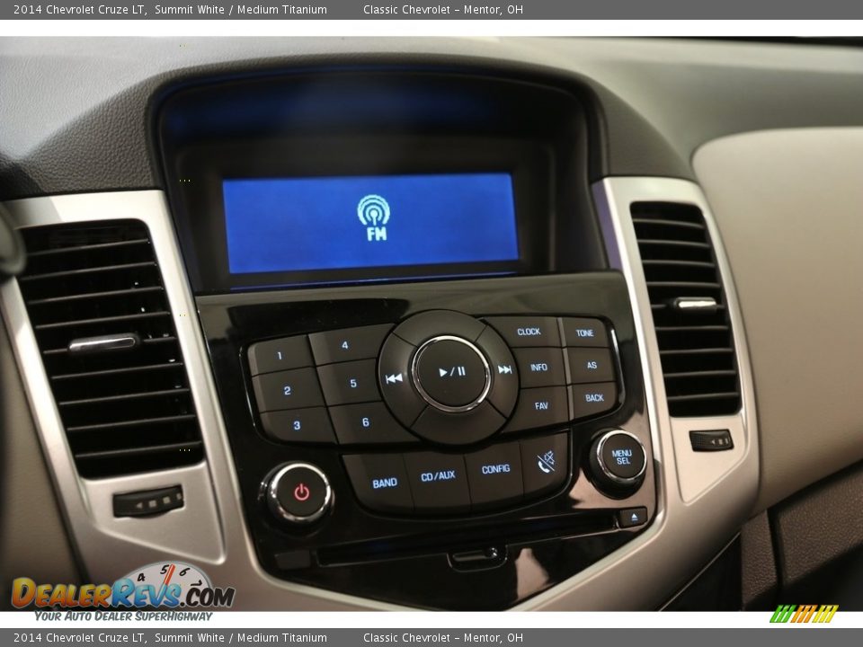 2014 Chevrolet Cruze LT Summit White / Medium Titanium Photo #8
