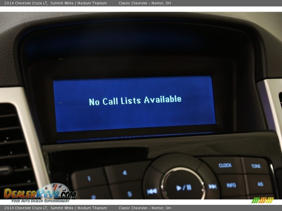 2014 Chevrolet Cruze LT Summit White / Medium Titanium Photo #12