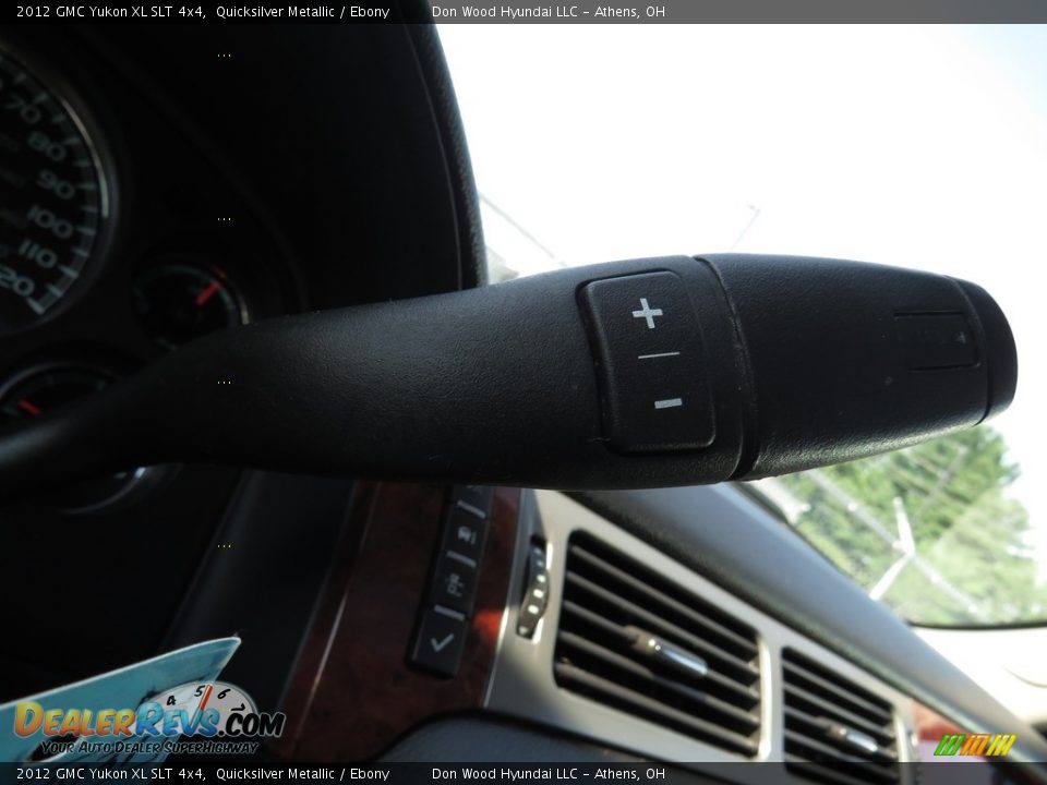 2012 GMC Yukon XL SLT 4x4 Quicksilver Metallic / Ebony Photo #33