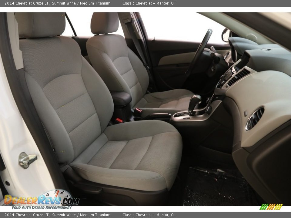 2014 Chevrolet Cruze LT Summit White / Medium Titanium Photo #14