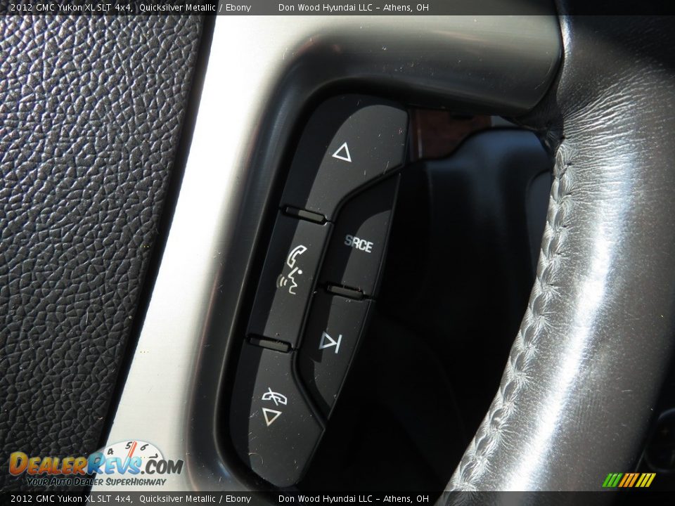 2012 GMC Yukon XL SLT 4x4 Quicksilver Metallic / Ebony Photo #35