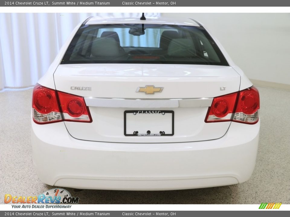 2014 Chevrolet Cruze LT Summit White / Medium Titanium Photo #17
