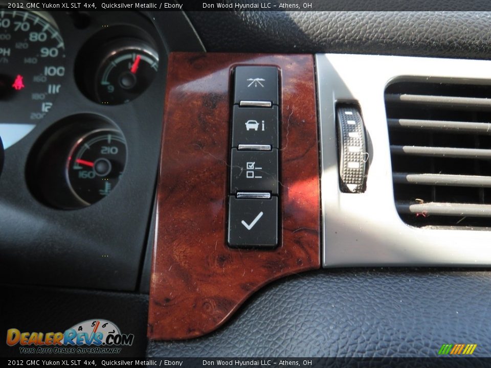 2012 GMC Yukon XL SLT 4x4 Quicksilver Metallic / Ebony Photo #36