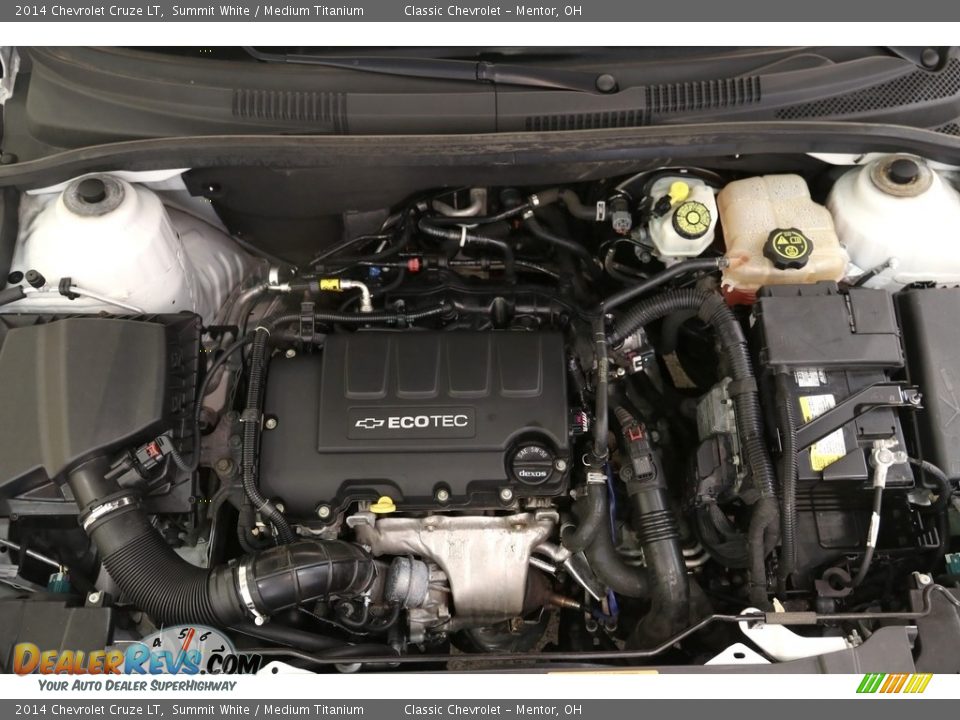 2014 Chevrolet Cruze LT Summit White / Medium Titanium Photo #18