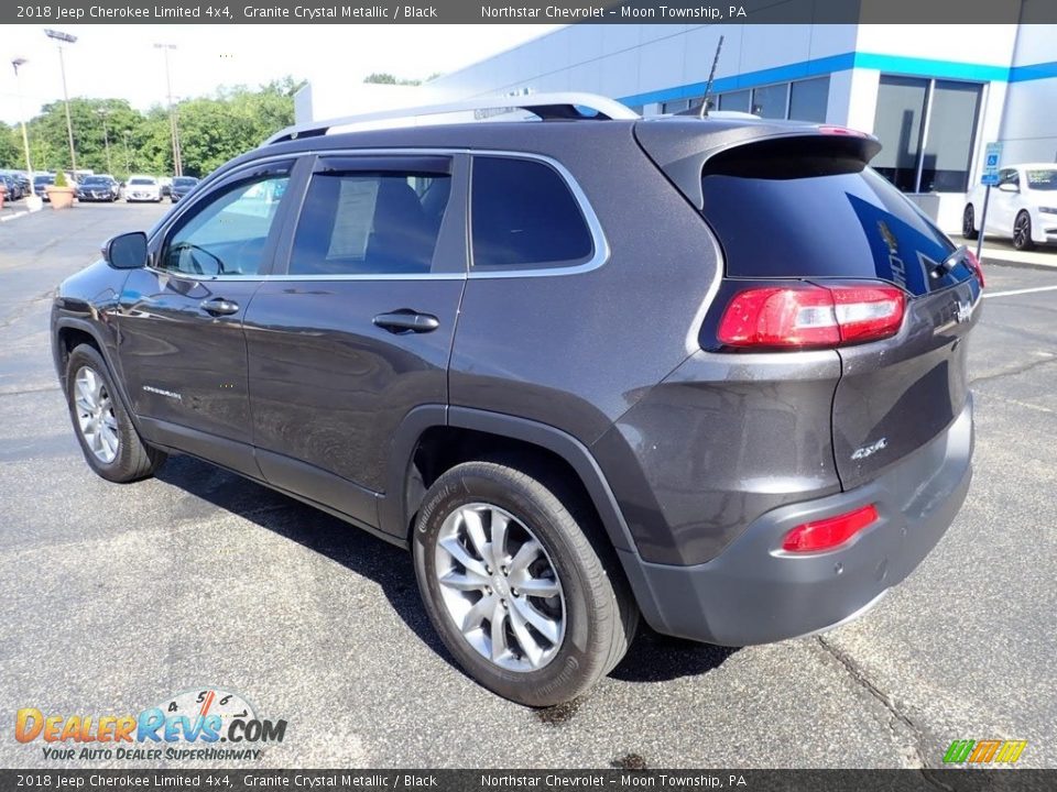 2018 Jeep Cherokee Limited 4x4 Granite Crystal Metallic / Black Photo #4