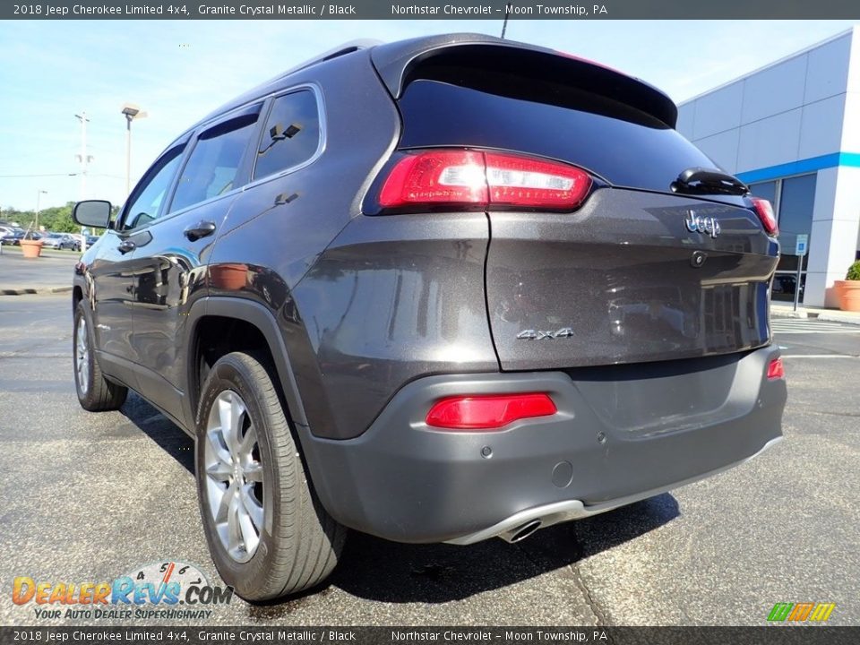 2018 Jeep Cherokee Limited 4x4 Granite Crystal Metallic / Black Photo #5