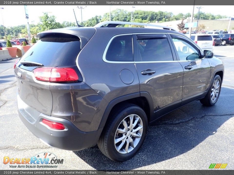 2018 Jeep Cherokee Limited 4x4 Granite Crystal Metallic / Black Photo #9