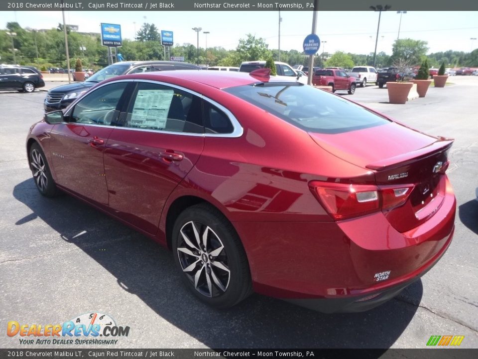 2018 Chevrolet Malibu LT Cajun Red Tintcoat / Jet Black Photo #4