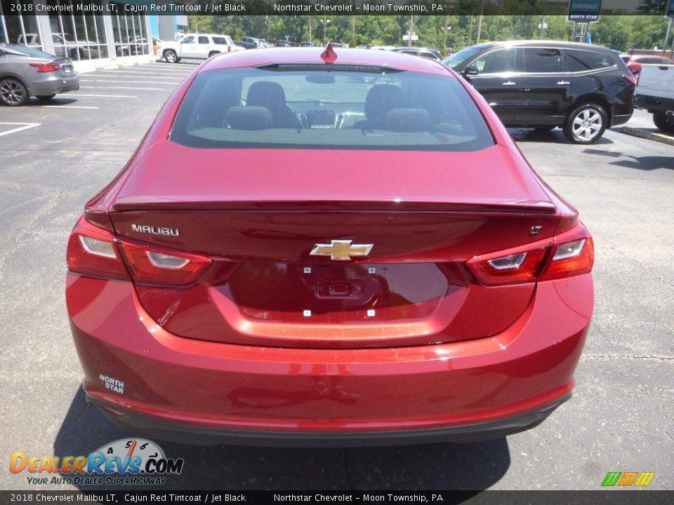2018 Chevrolet Malibu LT Cajun Red Tintcoat / Jet Black Photo #5
