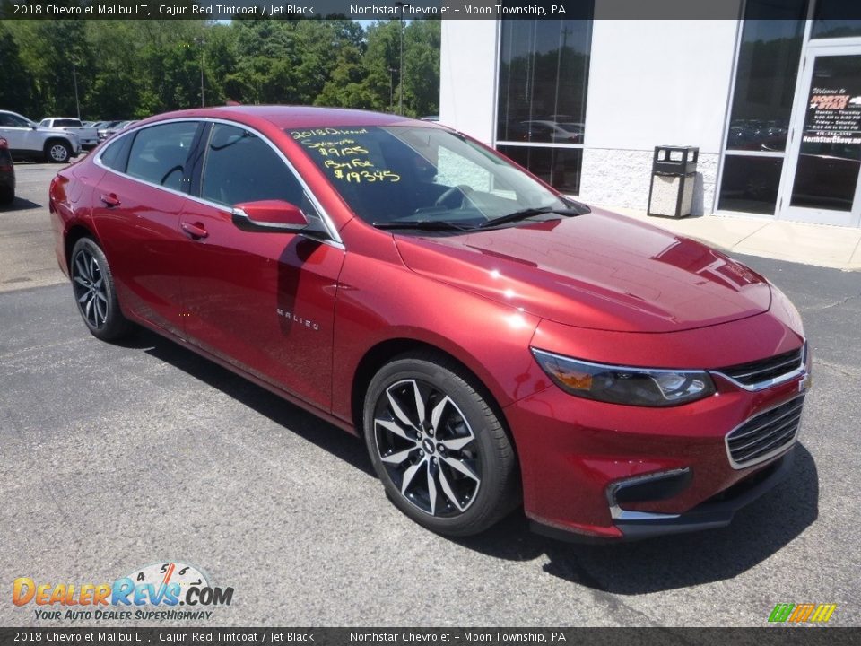 2018 Chevrolet Malibu LT Cajun Red Tintcoat / Jet Black Photo #8