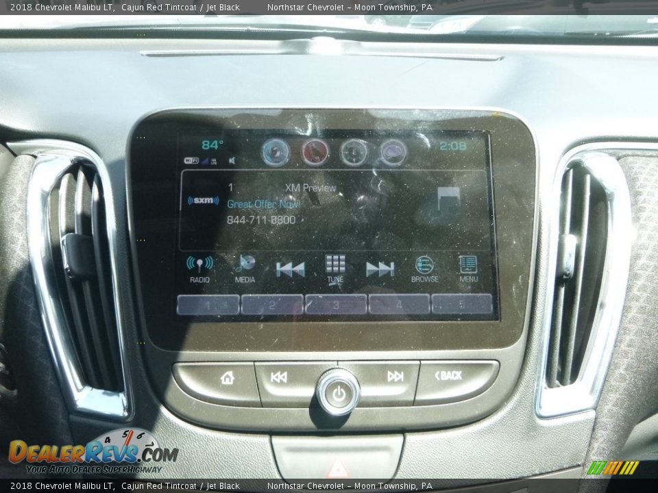 2018 Chevrolet Malibu LT Cajun Red Tintcoat / Jet Black Photo #16