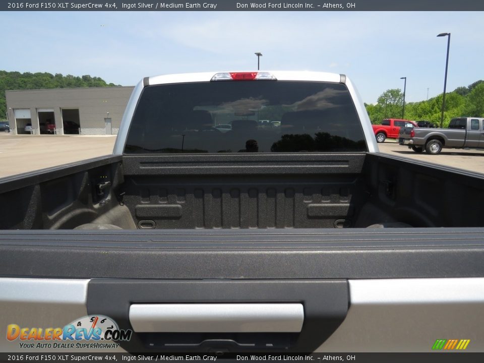 2016 Ford F150 XLT SuperCrew 4x4 Ingot Silver / Medium Earth Gray Photo #12