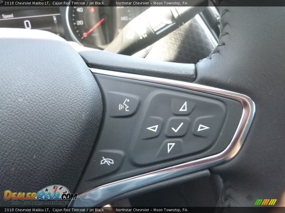 2018 Chevrolet Malibu LT Cajun Red Tintcoat / Jet Black Photo #17