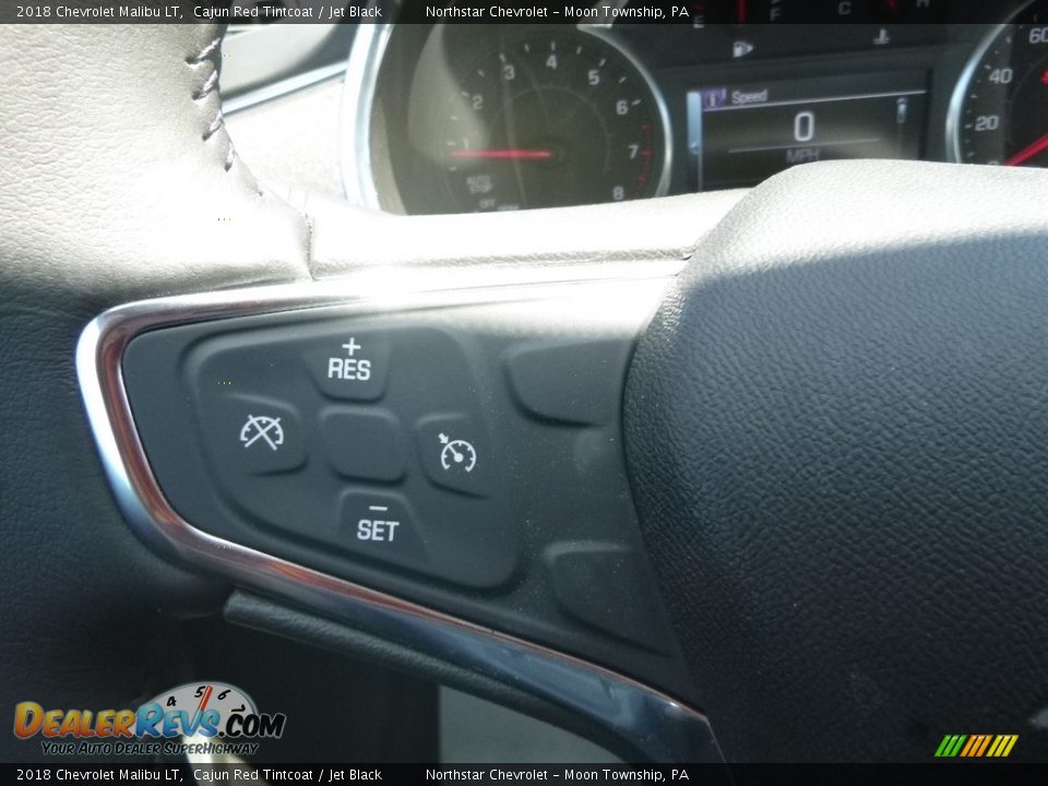 2018 Chevrolet Malibu LT Cajun Red Tintcoat / Jet Black Photo #18