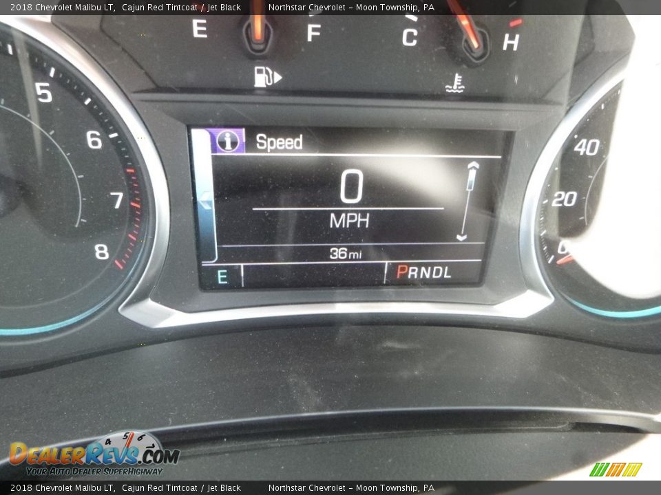 2018 Chevrolet Malibu LT Cajun Red Tintcoat / Jet Black Photo #20