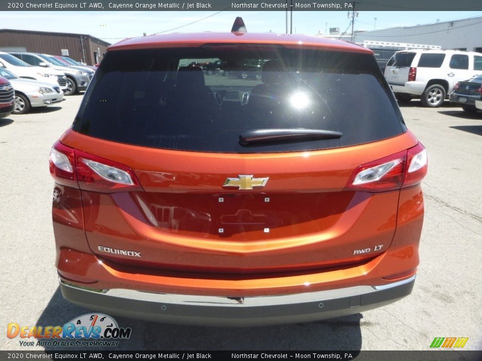 2020 Chevrolet Equinox LT AWD Cayenne Orange Metallic / Jet Black Photo #5