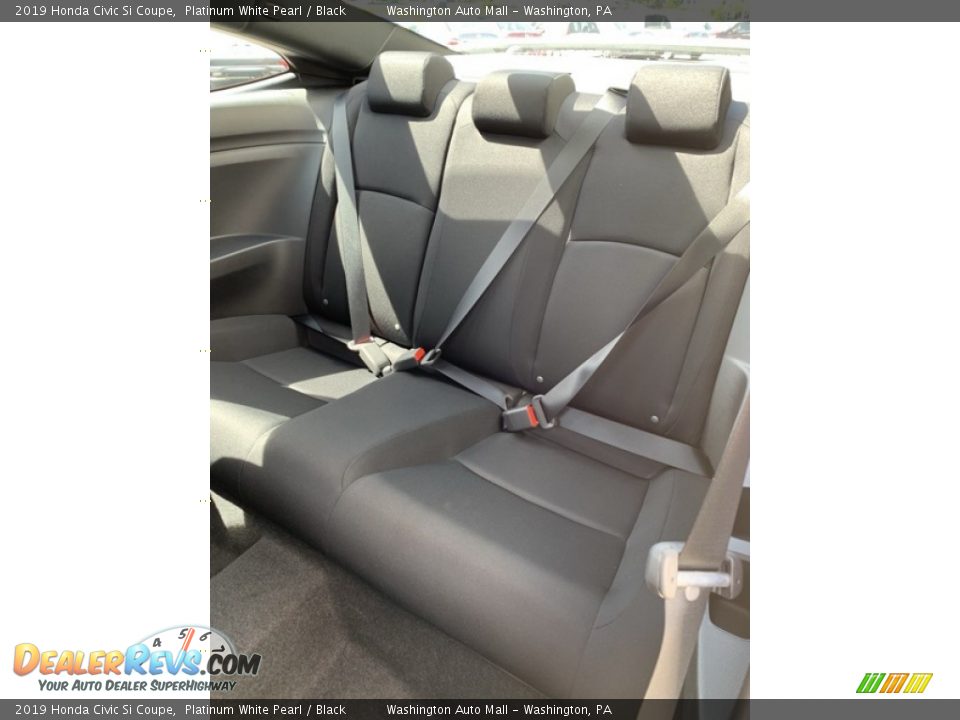 2019 Honda Civic Si Coupe Platinum White Pearl / Black Photo #15