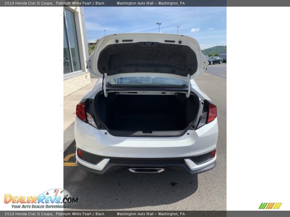 2019 Honda Civic Si Coupe Platinum White Pearl / Black Photo #16
