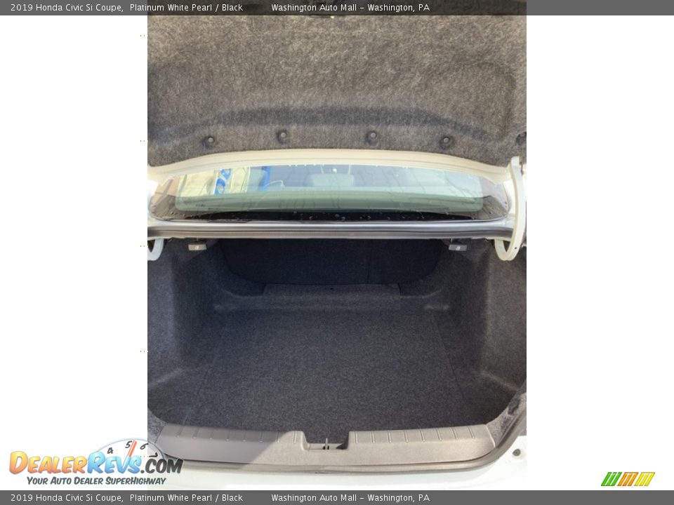 2019 Honda Civic Si Coupe Platinum White Pearl / Black Photo #17
