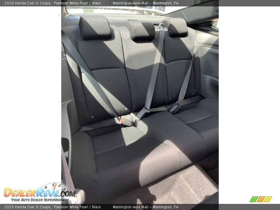 2019 Honda Civic Si Coupe Platinum White Pearl / Black Photo #22