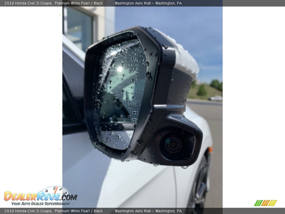 2019 Honda Civic Si Coupe Platinum White Pearl / Black Photo #24