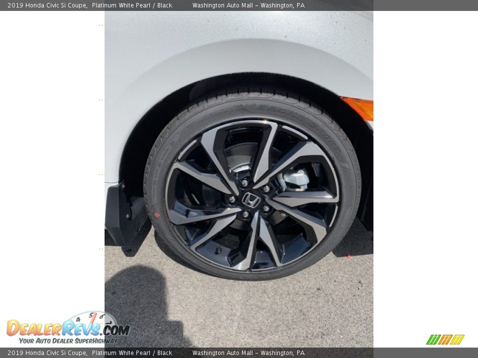 2019 Honda Civic Si Coupe Platinum White Pearl / Black Photo #25