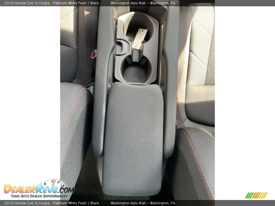 2019 Honda Civic Si Coupe Platinum White Pearl / Black Photo #30