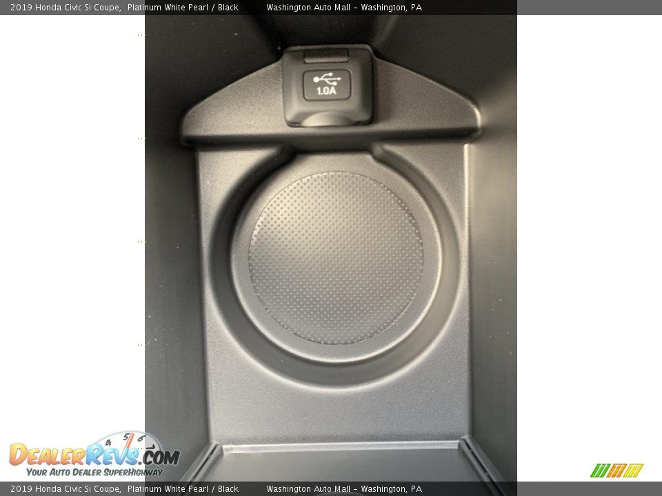 2019 Honda Civic Si Coupe Platinum White Pearl / Black Photo #34