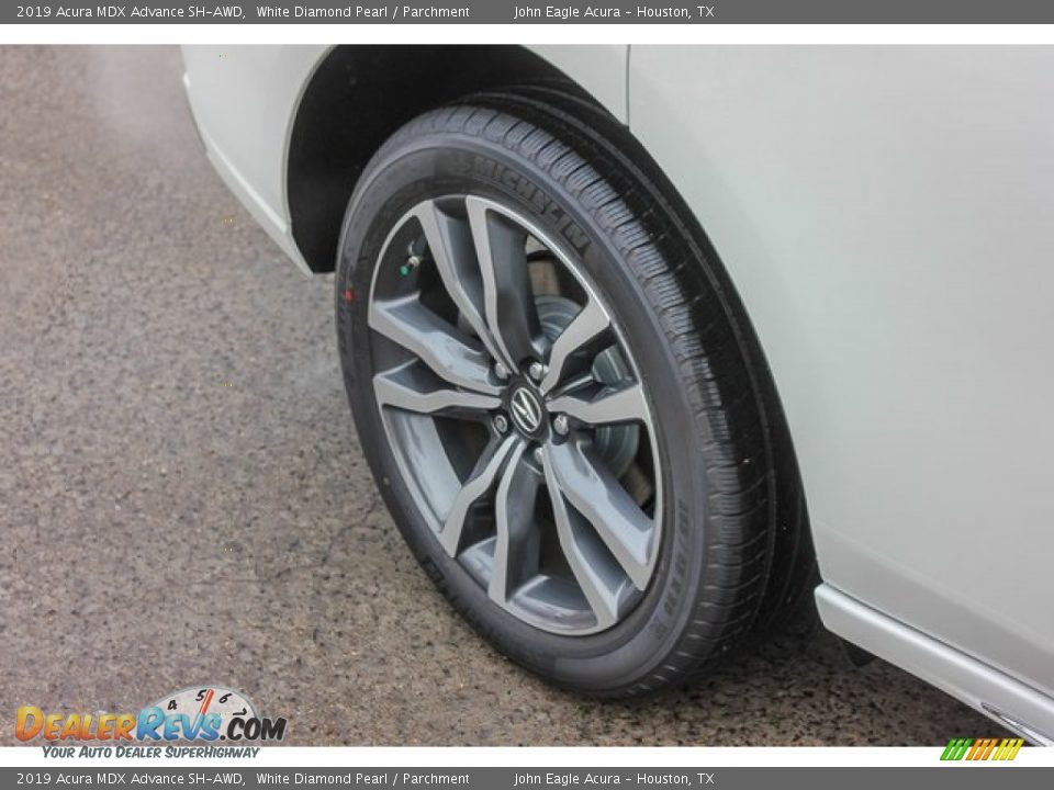 2019 Acura MDX Advance SH-AWD White Diamond Pearl / Parchment Photo #11