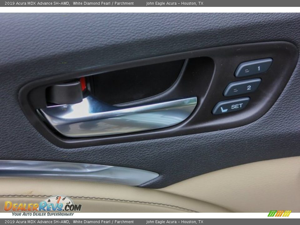2019 Acura MDX Advance SH-AWD White Diamond Pearl / Parchment Photo #14
