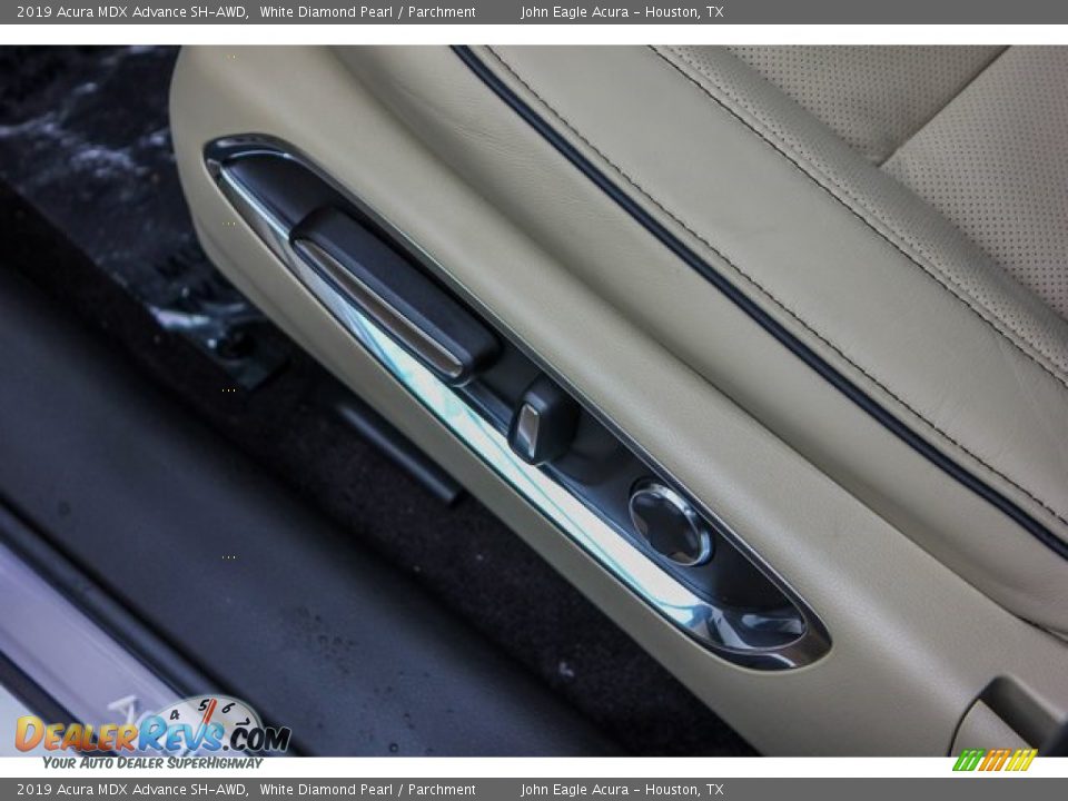 2019 Acura MDX Advance SH-AWD White Diamond Pearl / Parchment Photo #15
