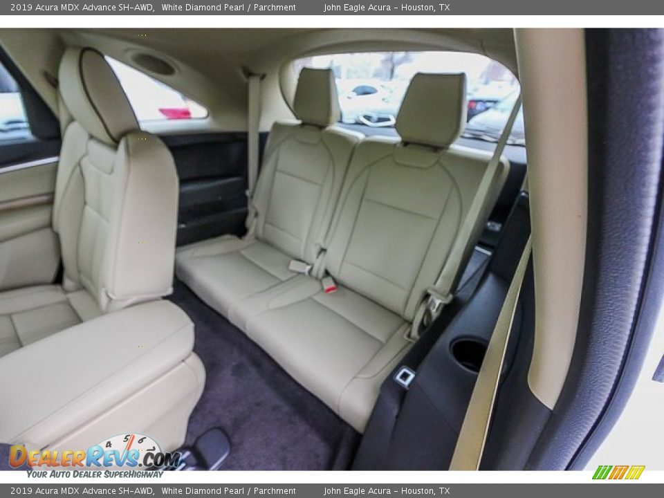 2019 Acura MDX Advance SH-AWD White Diamond Pearl / Parchment Photo #20
