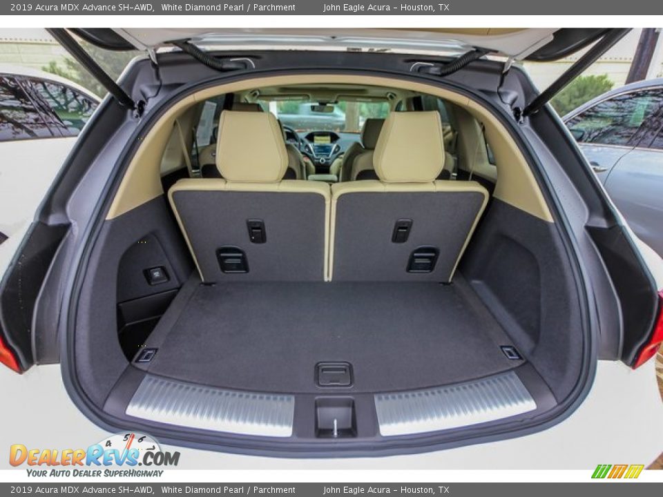 2019 Acura MDX Advance SH-AWD White Diamond Pearl / Parchment Photo #21