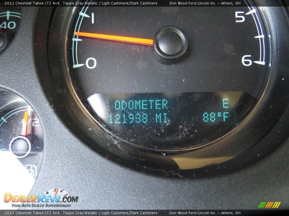 2011 Chevrolet Tahoe LTZ 4x4 Taupe Gray Metallic / Light Cashmere/Dark Cashmere Photo #32