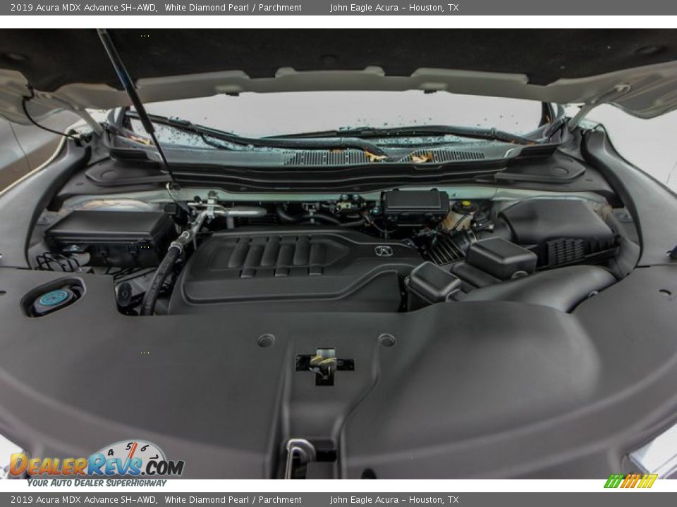 2019 Acura MDX Advance SH-AWD White Diamond Pearl / Parchment Photo #27