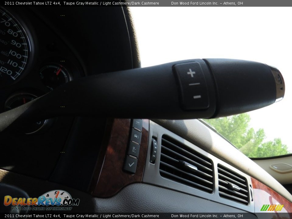 2011 Chevrolet Tahoe LTZ 4x4 Taupe Gray Metallic / Light Cashmere/Dark Cashmere Photo #36