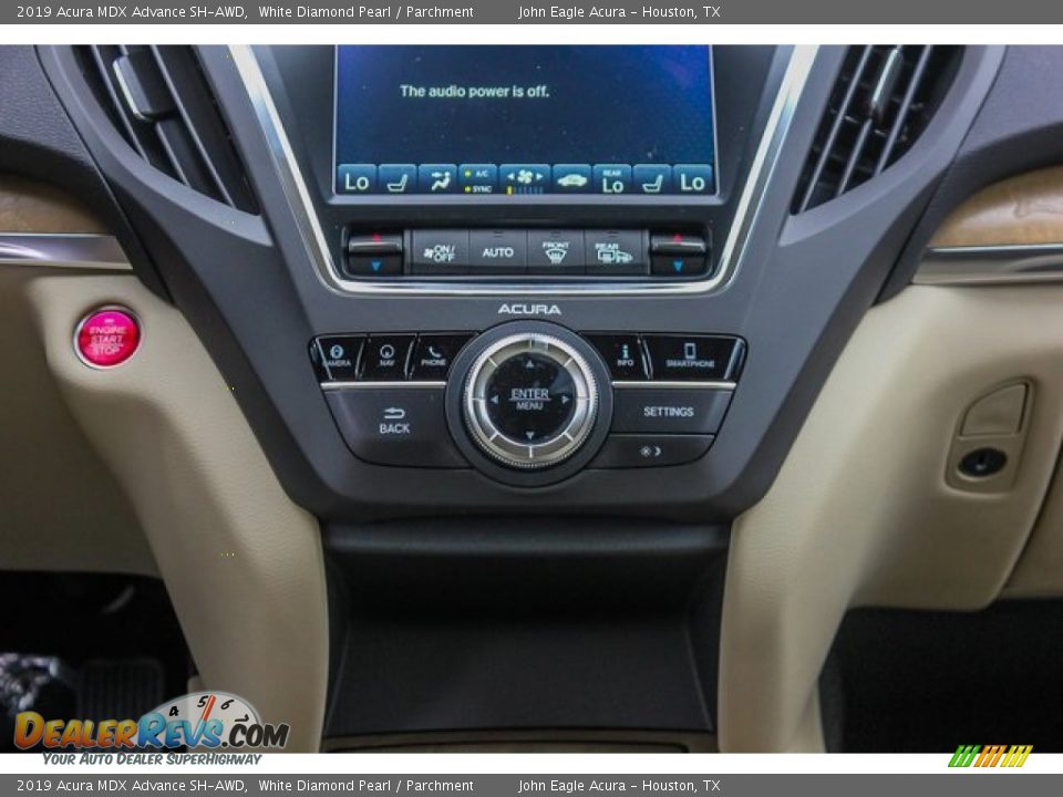 2019 Acura MDX Advance SH-AWD White Diamond Pearl / Parchment Photo #32