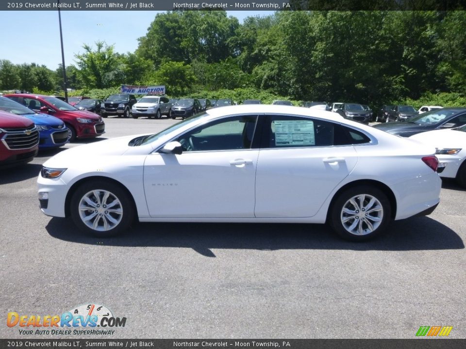 2019 Chevrolet Malibu LT Summit White / Jet Black Photo #2