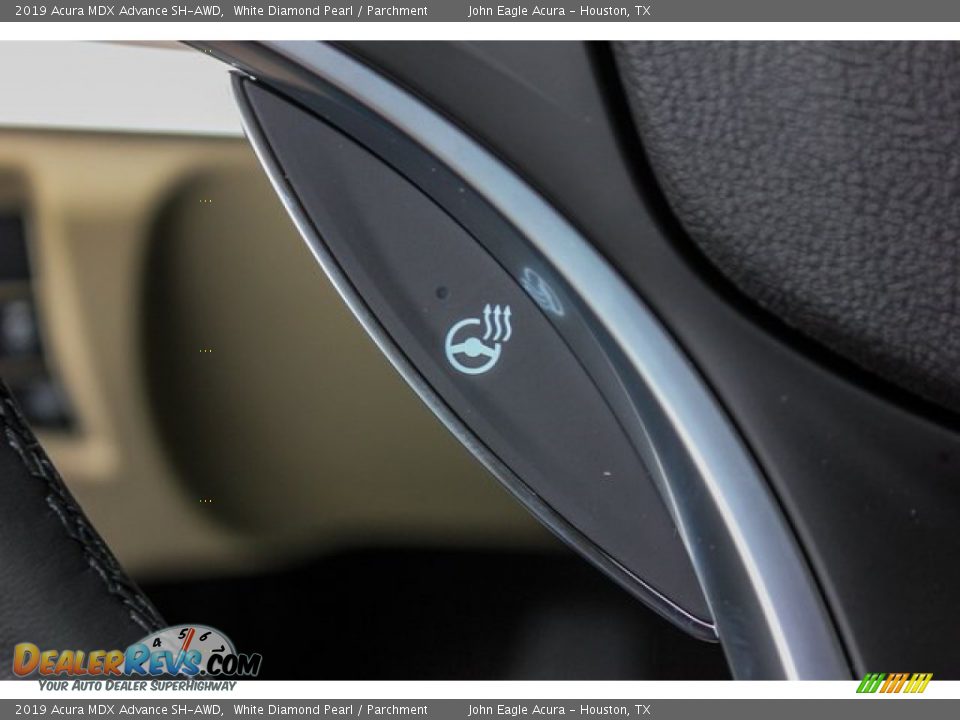 2019 Acura MDX Advance SH-AWD White Diamond Pearl / Parchment Photo #36