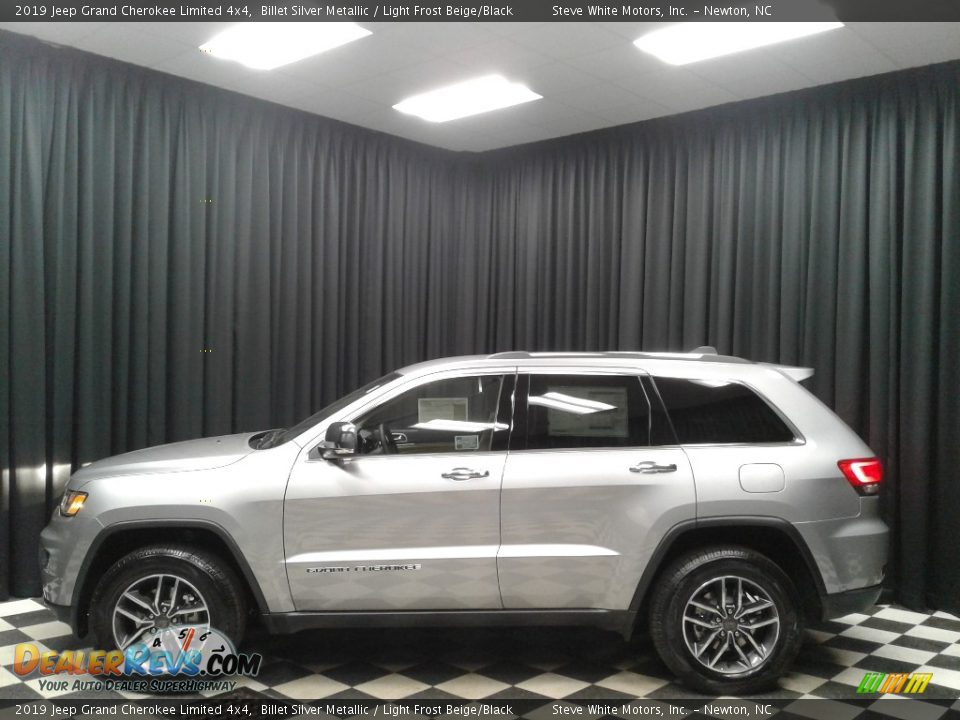 2019 Jeep Grand Cherokee Limited 4x4 Billet Silver Metallic / Light Frost Beige/Black Photo #1