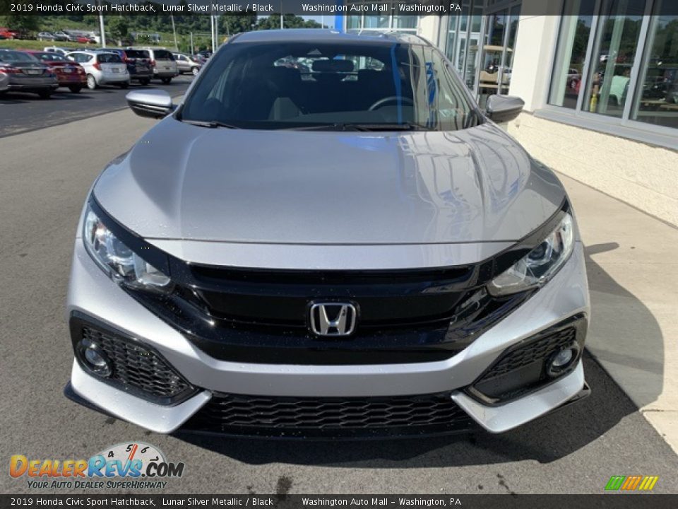 2019 Honda Civic Sport Hatchback Lunar Silver Metallic / Black Photo #3