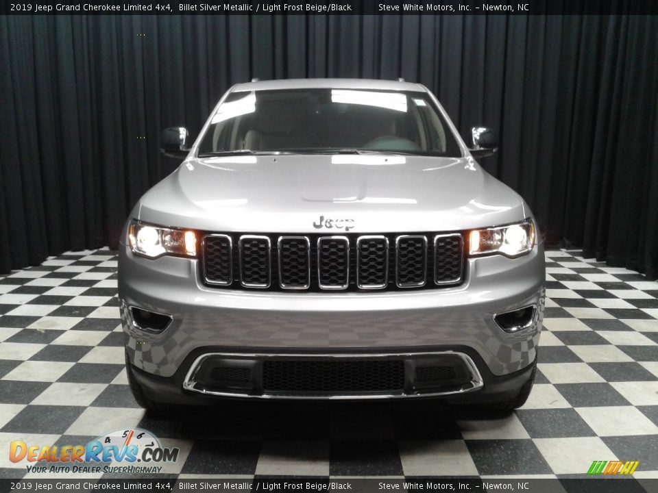 2019 Jeep Grand Cherokee Limited 4x4 Billet Silver Metallic / Light Frost Beige/Black Photo #3
