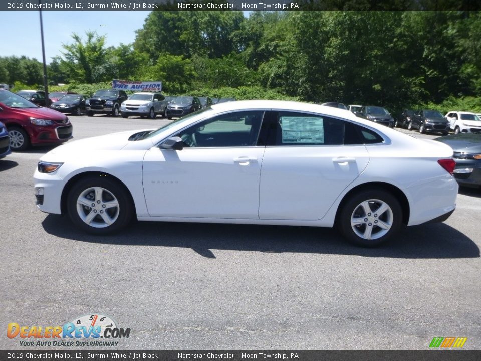 2019 Chevrolet Malibu LS Summit White / Jet Black Photo #2